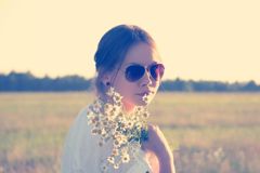 Sample: person holding flowers